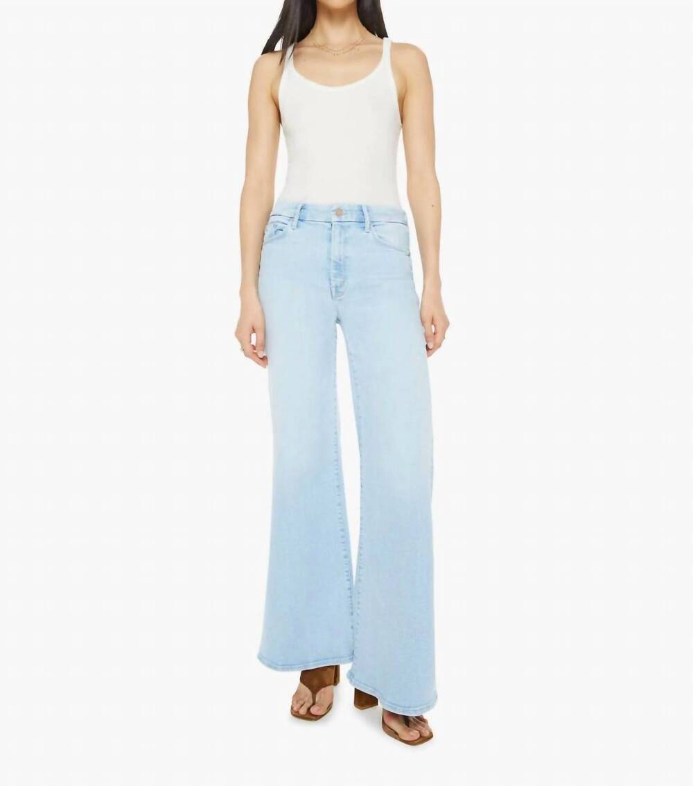 NEW MOTHER women's the roller sneak jeans in ball's in your court